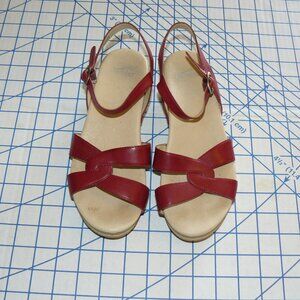 Red Dansko Sandals